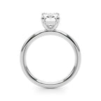 Emerald Cut Solitaire Diamond Engagement Ring 0.30 Carat