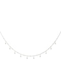 Bezel Diamond Link Necklace