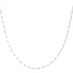 Bezel Diamond Station Necklace