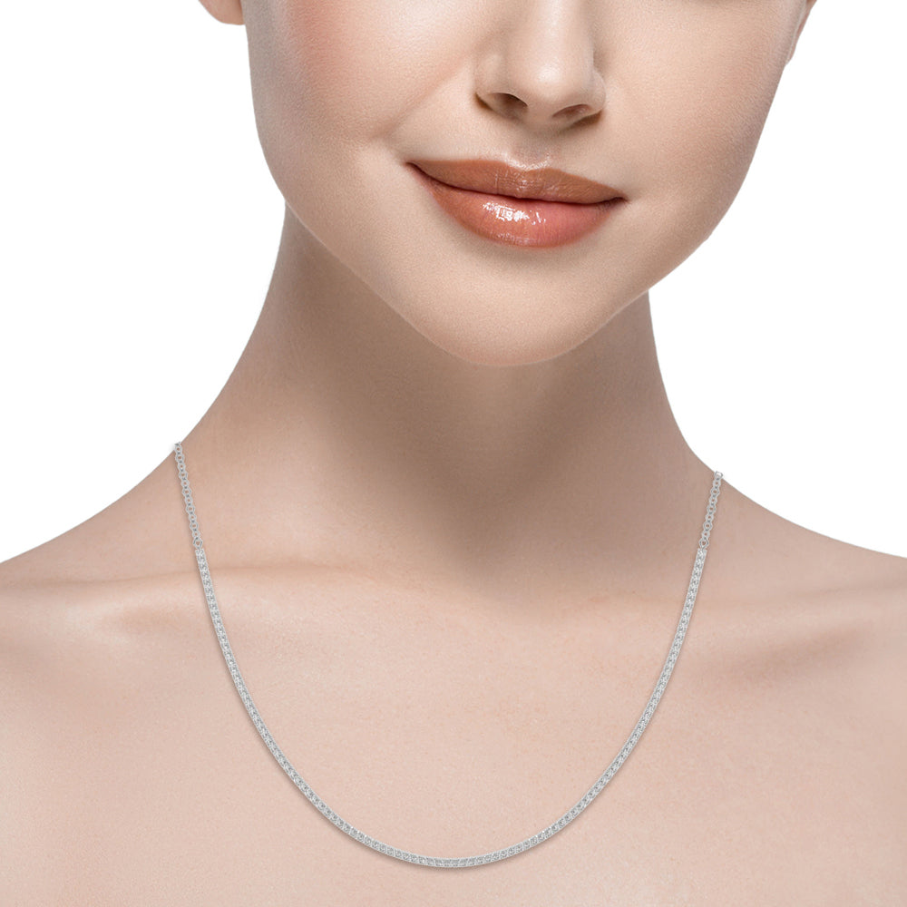 Prong Set Diamond Necklace