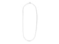 Sterling Silver Rhodium Plated Paperclip Chain Necklace