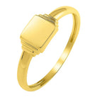 Mini Square Signet Statement Ring