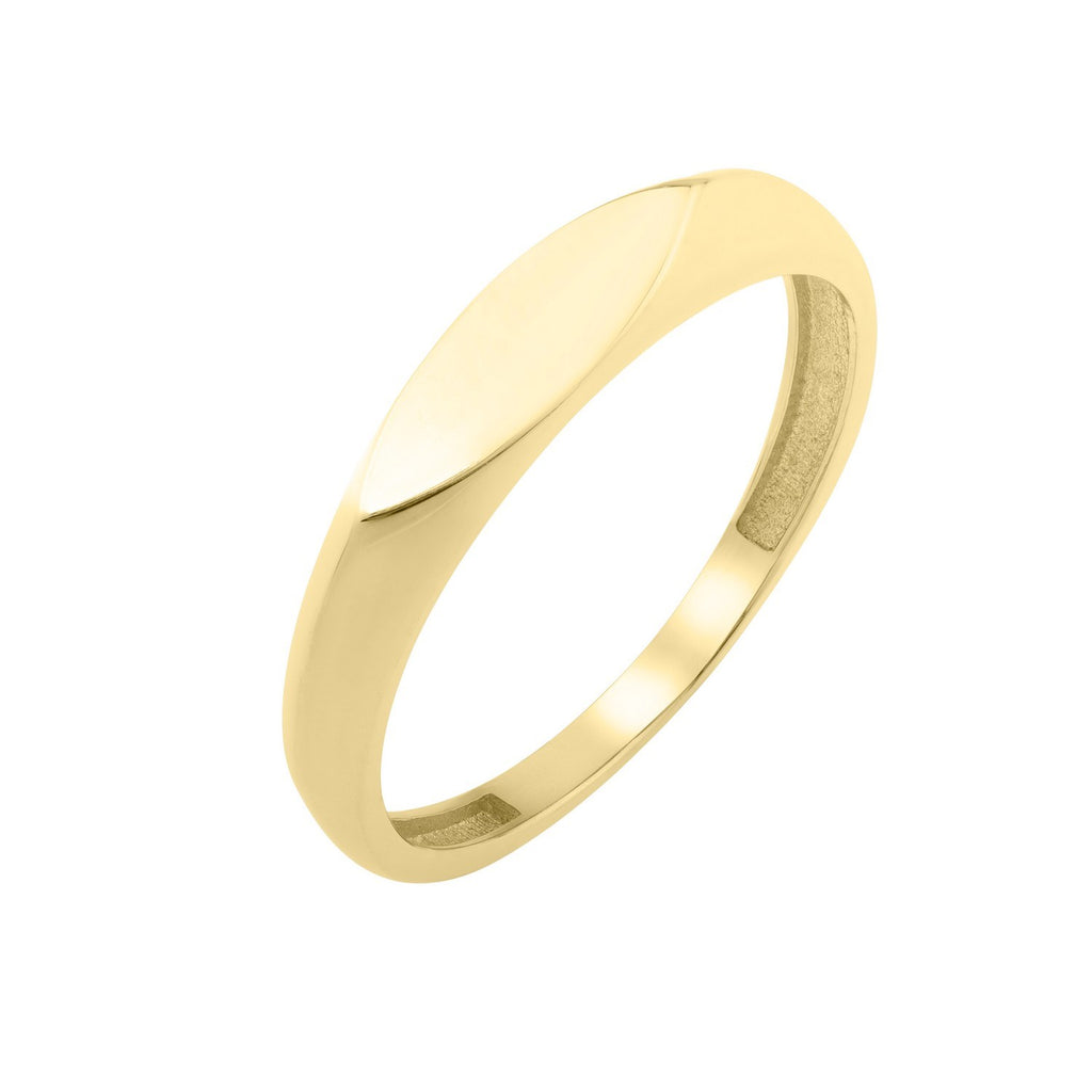 Polished Sculpted Wave Style Ring