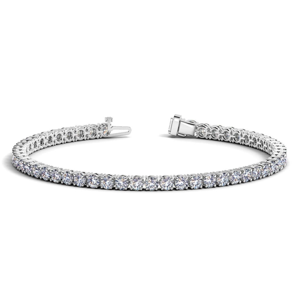 Lab Grown Diamond Tennis Bracelet in 14K White Gold