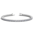 Lab Grown Diamond Tennis Bracelet in 14K White Gold