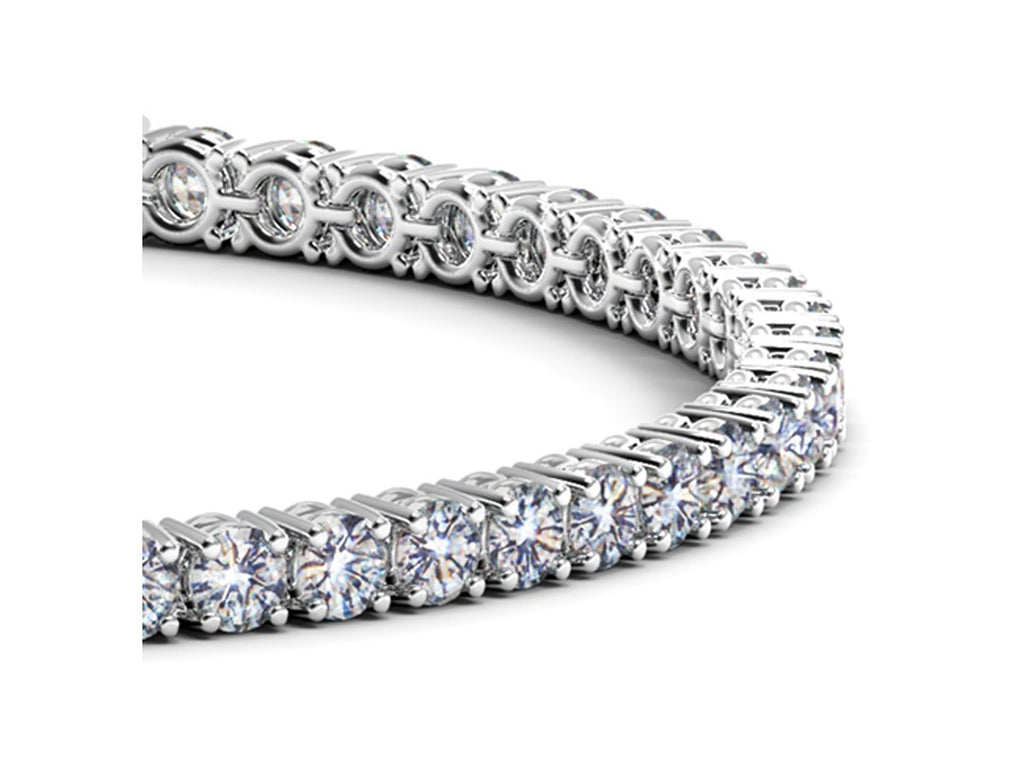 Lab Grown Diamond Tennis Bracelet in 14K White Gold