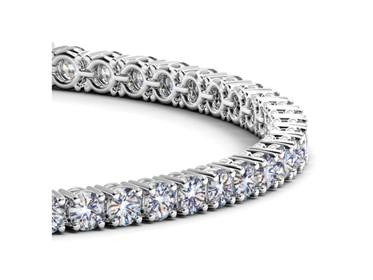 Lab Grown Diamond Tennis Bracelet in 14K White Gold