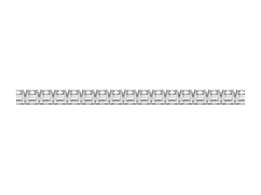 Lab Grown Diamond Tennis Bracelet in 14K White Gold
