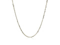 Sterling Silver Rhodium Plated Sparkle Chain Necklace – 1.60 mm