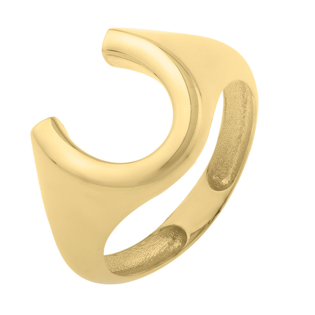 Lucky Horseshoe Statement Ring