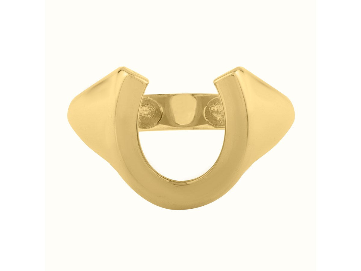 Lucky Horseshoe Statement Ring
