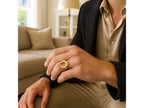 Lucky Horseshoe Statement Ring