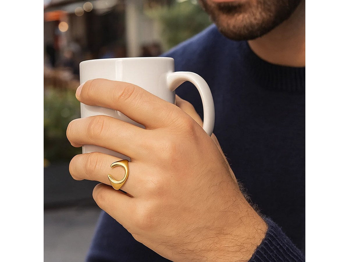 Lucky Horseshoe Statement Ring