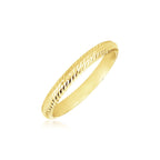 Textured Comfort Fit Wedding Band Ring