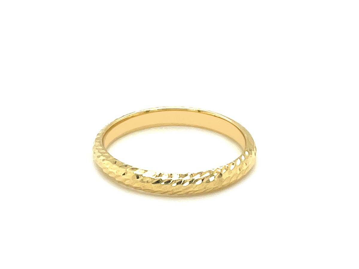 Textured Comfort Fit Wedding Band Ring