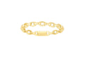 Oval Link Stackable Ring in 14K Minimalist Design