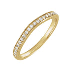 Round Lab-Grown Diamond Anniversary Band 1/6 CTW Polished Size 7