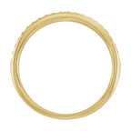 Round Lab-Grown Diamond Anniversary Band 1/6 CTW Polished Size 7