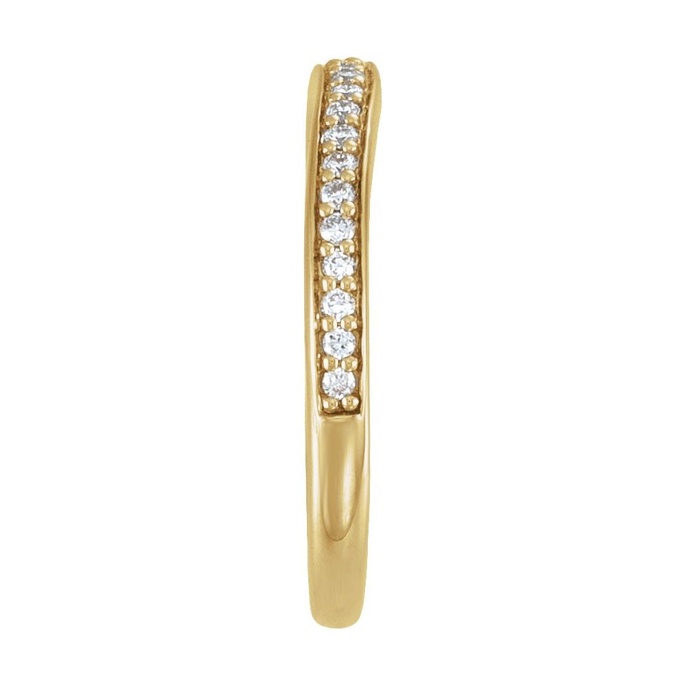 Round Lab-Grown Diamond Anniversary Band 1/6 CTW Polished Size 7