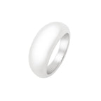 Sculpted Domed Sterling Silver Ring