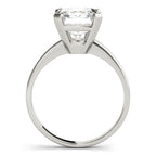 Emerald Cut Solitaire Diamond Engagement Ring 3.8 Carat