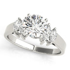 Marquise Diamond Engagement Ring Semi Mount