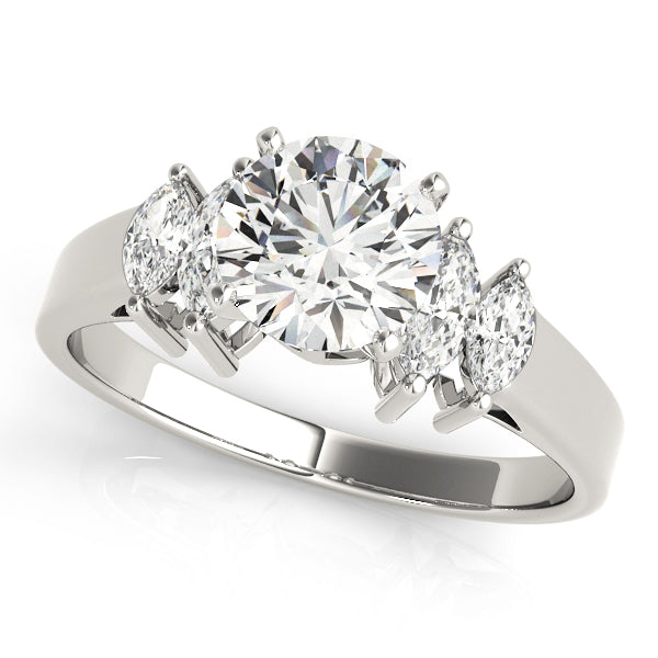 Marquise Diamond Engagement Ring Semi Mount
