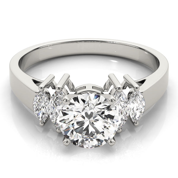 Marquise Diamond Engagement Ring Semi Mount