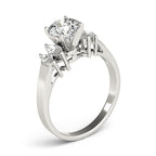 Marquise Diamond Engagement Ring Semi Mount
