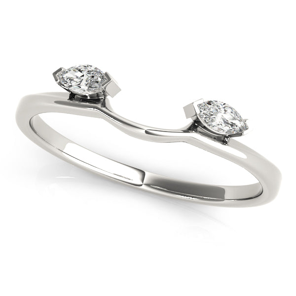 Diamond Wrap Wedding Band Insert Ring
