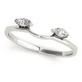 Diamond Wrap Wedding Band Insert Ring