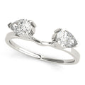 Pear Shape Diamond Wrap Insert Ring