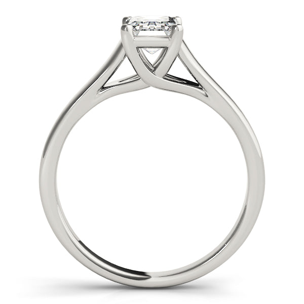 Emerald Cut Diamond Solitaire Trellis Engagement Ring – 1 CT