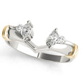 Diamond Wrap Insert Engagement Ring Band
