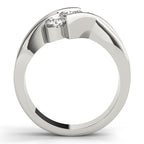 Three Stone Round Diamond Engagement Ring