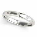 Bezel Set Stackable Diamond Fashion Band