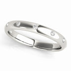 Bezel Set Stackable Diamond Fashion Band
