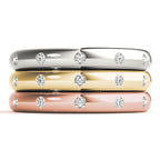 Bezel Set Stackable Diamond Fashion Band
