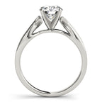 Twisted Shank Solitaire Engagement Ring