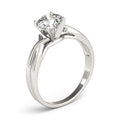 Twisted Diamond Engagement Ring Setting