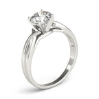 Twisted Diamond Engagement Ring Setting