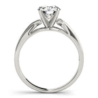 Twisted Diamond Engagement Ring Setting