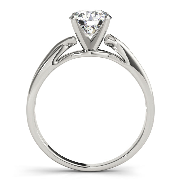 Twisted Diamond Engagement Ring Setting