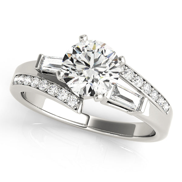 Fancy Shape Bague Engagement Ring – Semi-Mount