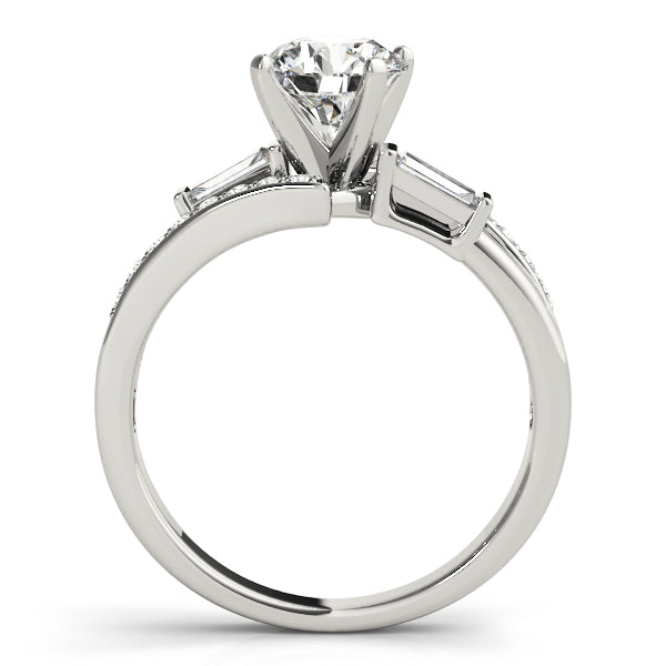 Fancy Shape Bague Engagement Ring – Semi-Mount