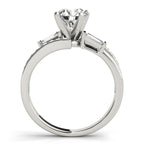 Fancy Shape Bague Engagement Ring – Semi-Mount