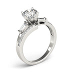 Fancy Shape Bague Engagement Ring – Semi-Mount