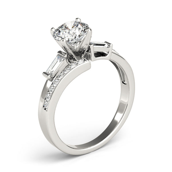 Fancy Shape Bague Engagement Ring – Semi-Mount