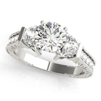 Fancy Shape Halo Engagement Ring