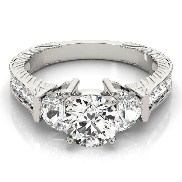 Fancy Shape Halo Engagement Ring